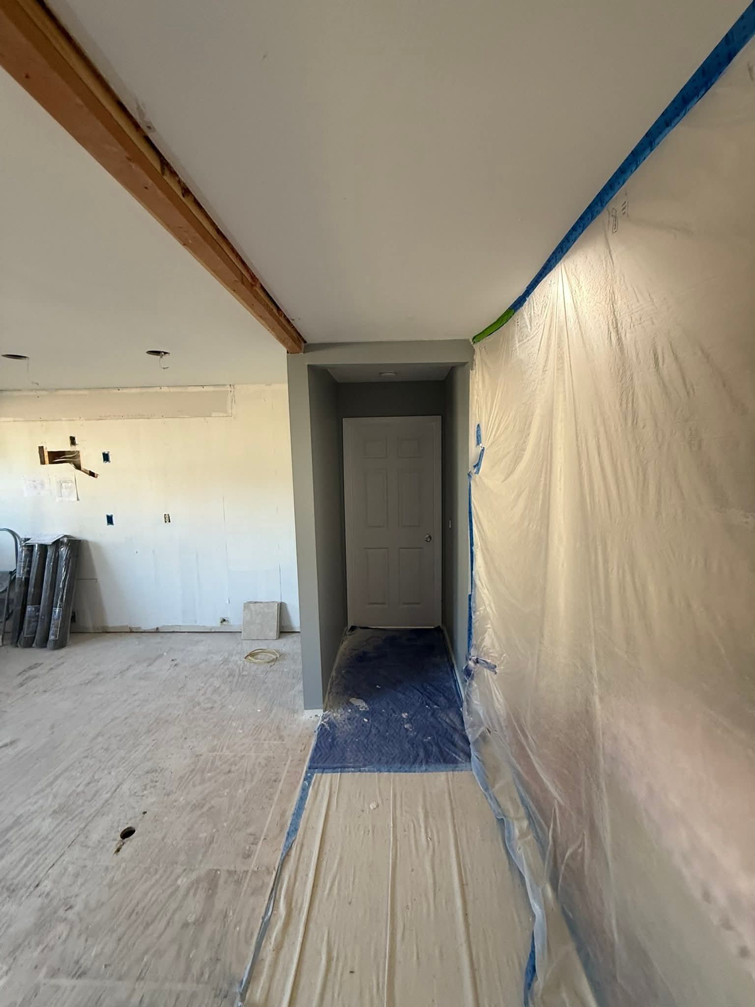 Brighton Colorado painting contractor prepping surfaces for a residential exterior repaint